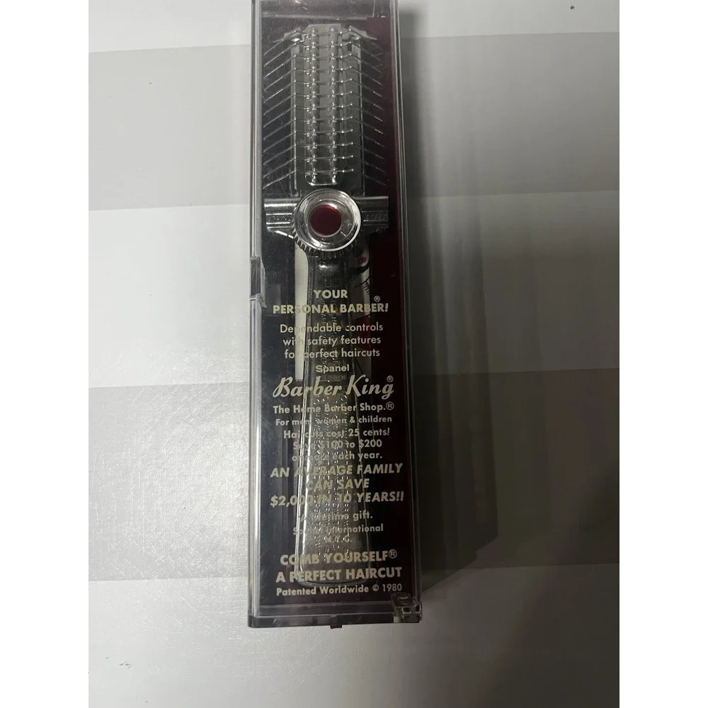 Spanel Barber King Vintage Personal Home Comb Hair Cutter with blades